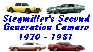 Stegmiller's Camaro Homepage